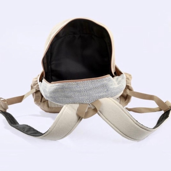 Handmade Multi Pocket Hemp Backpack - Picture 2 of 7